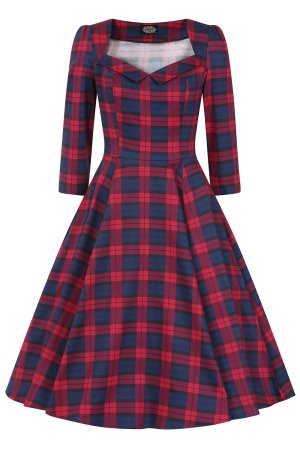 Margot Tartan Swing Dress